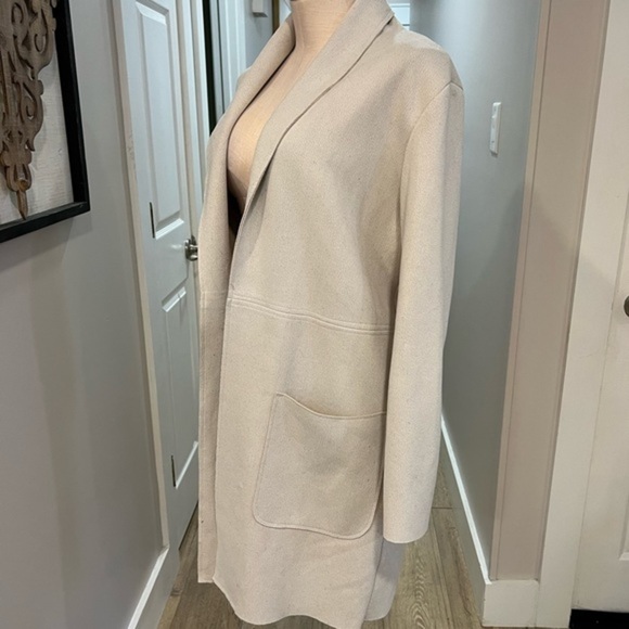 Zara Lightweight Textured Open Style Jacket with Pockets - Picture 6 of 13